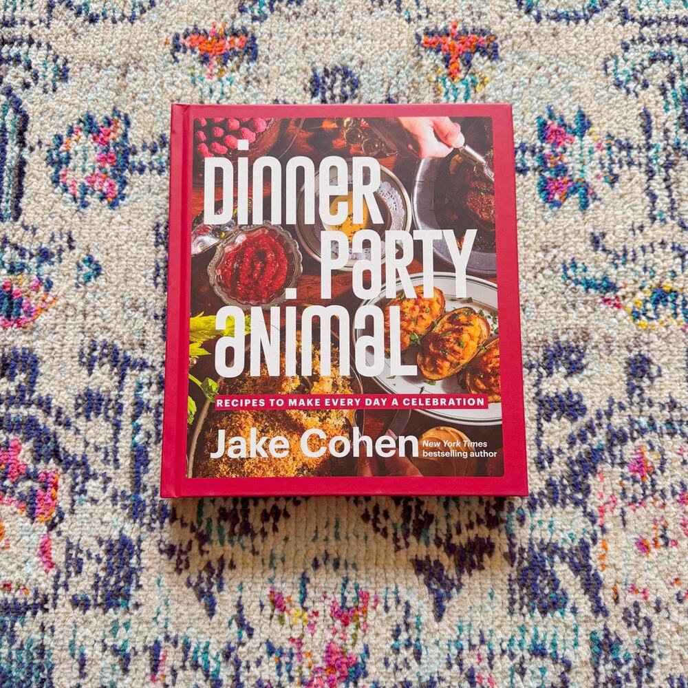 NWOT✨ Dinner Party Animal Jake Cohen Signed Hardcover Cookbook